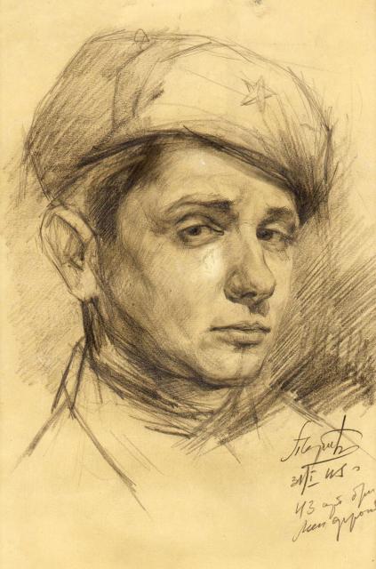 Чернов П. А. Артиллерист. 1945 Чернов П. А. Артиллерист. 1945